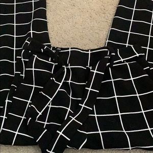 SheIn stretchy tie pants